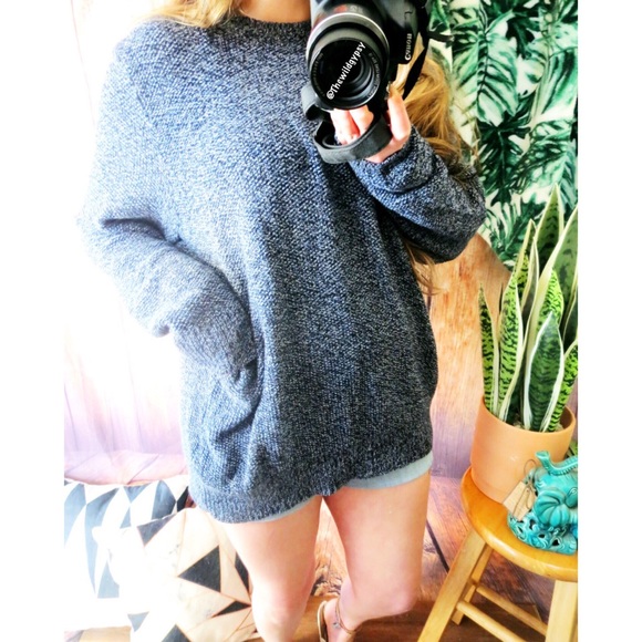 AE Slouchy speckled knit sweater 🌿 - Picture 2 of 7